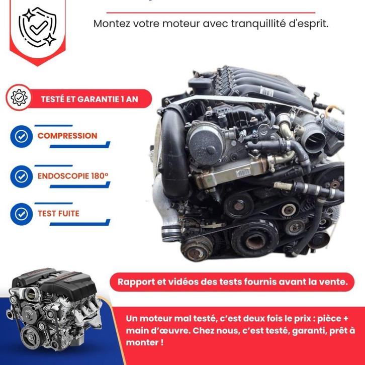 Complete motor Bmw 525d e60 e61 3.0d 197cv, Auto-onderdelen, Motor en Toebehoren, BMW, Nieuw, Ophalen of Verzenden