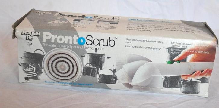 brosse rotative pour vaisselle pronto scrub, Maison & Meubles, Accessoires pour la Maison | Autre, Neuf, Enlèvement ou Envoi