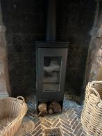Houtkachel met 3 ramen in perfecte staat, Ophalen, Zo goed als nieuw, Houtkachel
