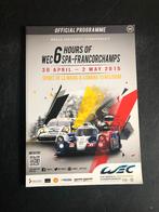 programme 2015 WEC 6 hours Spa Francorchamps Toyota, Collections, Enlèvement ou Envoi