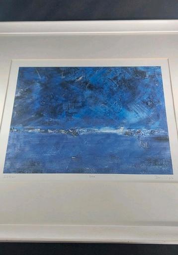 Abstract gesigneerd werk Dominique Demeulemester  beschikbaar voor biedingen