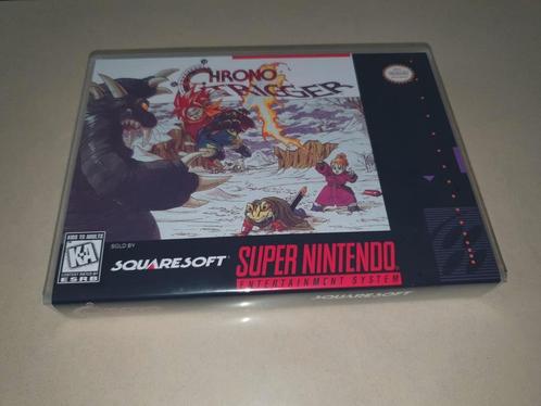 Chrono Trigger SNES Game Case, Games en Spelcomputers, Games | Nintendo Super NES, Zo goed als nieuw, Verzenden