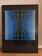 Victor Vasarely — Sérigraphie — Signé — 16/75, Enlèvement ou Envoi