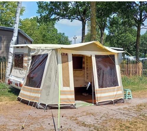 Paradiso vouwwagen 325 + 2  voortent + kampeerspullen, Caravans en Kamperen, Vouwwagens, Ophalen