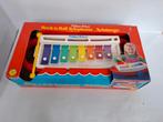 Vintage Fisher Price set 2214 Rock-n-Roll Xylofoon met doos, Ophalen of Verzenden, Gebruikt, Duw- of Trekspeelgoed