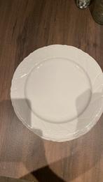 Onderzetborden, wit van 29 cm, bareuther bavaria germany, Huis en Inrichting, Ophalen, Gebruikt, Bord(en), Effen