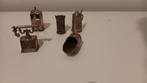 Verzameling miniatuur messing objecten, Ophalen of Verzenden