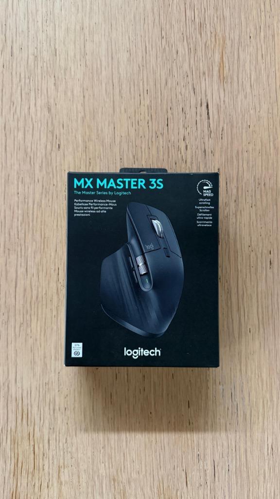 Logitech MX Master 3s graphite - nieuw!, Computers en Software, Muizen, Nieuw, Muis, Rechtshandig, Draadloos, Ergonomisch, Ophalen