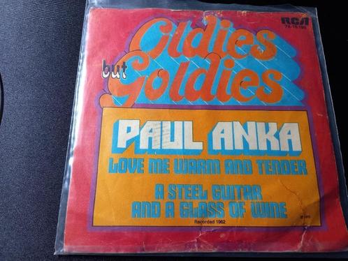 Paul Anka‎ — Love Me Warm And Tender, « Double Popcorn », CD & DVD, Vinyles Singles, Utilisé, Single, Pop, 7 pouces, Enlèvement ou Envoi