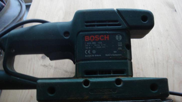 drie vlakschuur  machiennes, Doe-het-zelf en Bouw, Gereedschap | Handgereedschap, Gebruikt, Ophalen