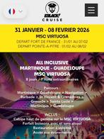 Ticket Croisière MSC + Festival, Tickets en Kaartjes, Eén persoon, Meerdaags