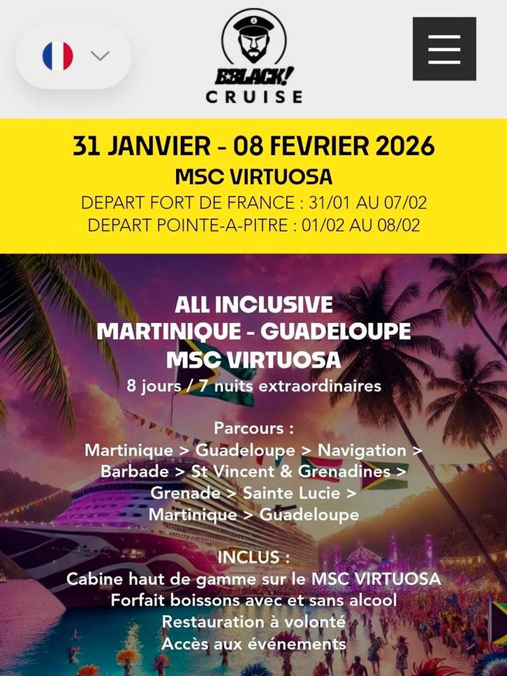 Ticket Croisière MSC + Festival, Tickets en Kaartjes, Evenementen en Festivals, Eén persoon, Meerdaags