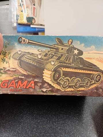 Gama jouets fer blanc Char de guerre ancien, Enlèvement ou Envoi, Comme neuf