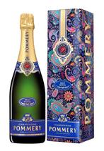 2 flessen Pommery brut champagne - spl. edition Kashmir, Nieuw, Vol, Champagne, Ophalen