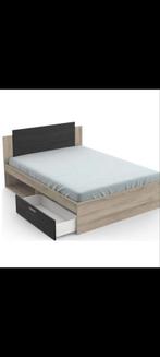 Om bedframe, boxsprings, nieuw matras in beslag te nemen (le, Huis en Inrichting, Slaapkamer | Bedden, Ophalen of Verzenden, Zo goed als nieuw