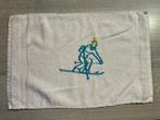 Gastendoekje met geborduurde skiër, Ophalen of Verzenden, Nieuw, Overige kleuren, Gastendoekje