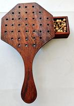 Jeu du Solitaire avec planchette en bois vintage, Hobby & Loisirs créatifs, Enlèvement ou Envoi, Utilisé