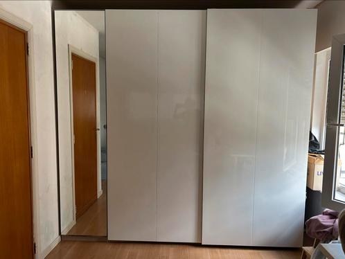 Pax kast met schuifdeuren en spiegelkast, Huis en Inrichting, Kasten | Kleerkasten, Gebruikt, 150 tot 200 cm, 200 cm of meer, 50 tot 75 cm
