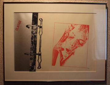 Litho Pol Mara -Classe -  Sensueel vrouwengezicht., Enlèvement