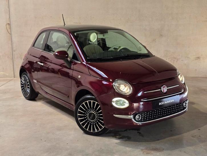 Fiat 500 | 1.2i Benzine 51kw | Pano Dak | 2017 |, Auto's, Fiat, Bedrijf, ABS, Airbags, Airconditioning, Bluetooth, Bochtverlichting