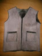 Lederen vest zonder mouw, bodywarmer meisje, maat 152., Ophalen of Verzenden, Meisje