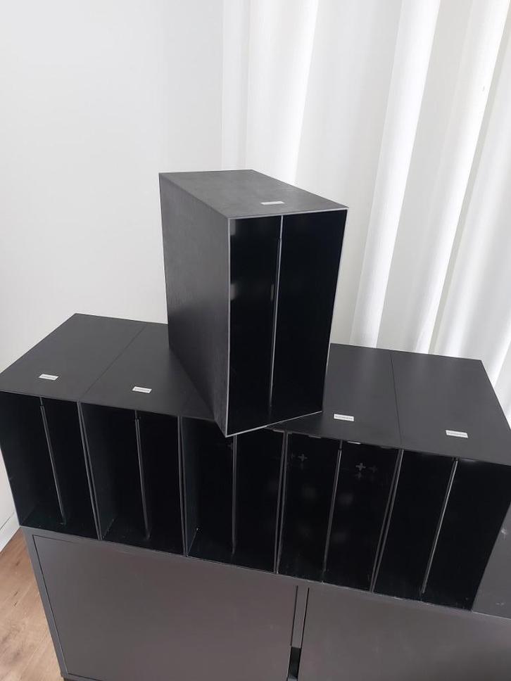 Vinyl LP opbergbox / display / platenrek / platenbox (6x), Cd's en Dvd's, Vinyl Singles, Zo goed als nieuw, Overige typen, Overige genres