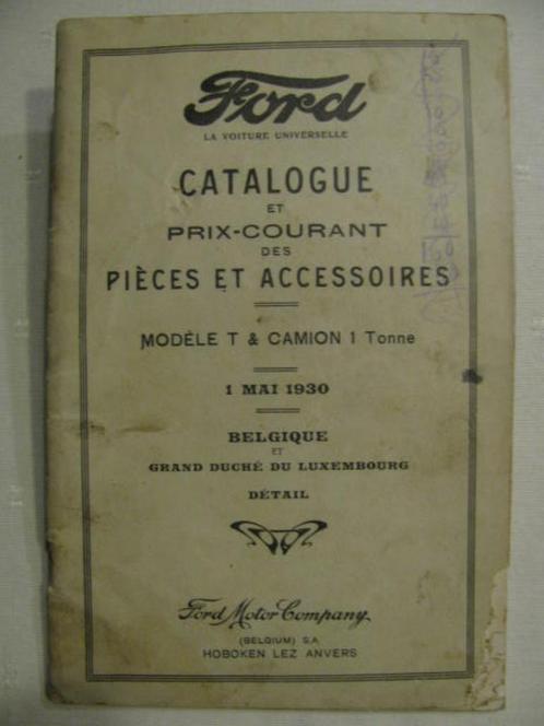 Ford T en 1 ton truck onderdelenboek + prijslijst 1930, Auto diversen, Handleidingen en Instructieboekjes, Ophalen of Verzenden