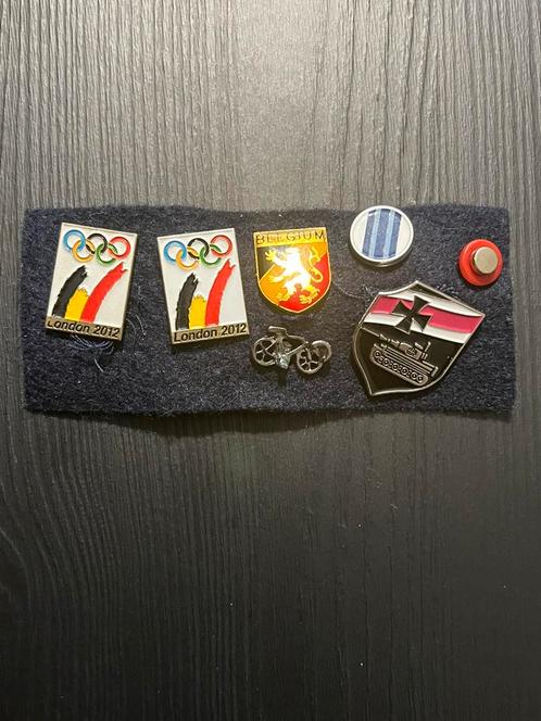 Set van 7 pins/speldjes, Verzamelen, Speldjes, Pins en Buttons, Zo goed als nieuw, Speldje of Pin, Dier of Natuur, Verzenden