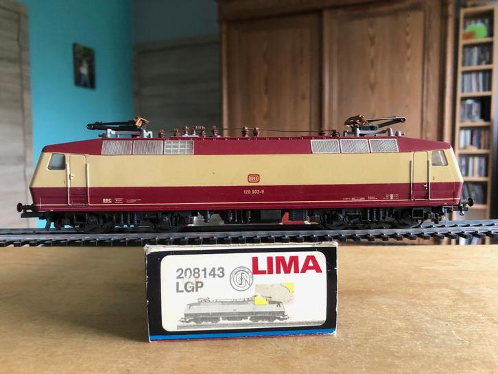 LIMA 208143 LGP DB LOCOMOTIVE ÉLECTRIQUE E120003-9 HO, Hobby & Loisirs créatifs, Trains miniatures | HO, Utilisé, Locomotive, Lima