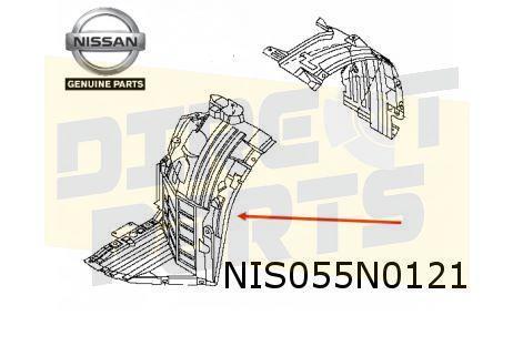 Nissan 350Z Coupe / 350Z Roadster (Z33) -1/07 wielkuip Links, Auto-onderdelen, Carrosserie, Spatbord, Nissan, Nieuw, Verzenden