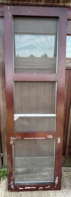 Hordeur voor raam/deur ( op te knappen ), Doe-het-zelf en Bouw, Deuren en Vliegenramen, Ophalen, Gebruikt, Minder dan 80 cm, Hordeur