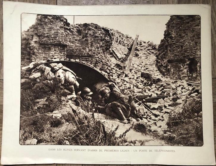 24 photos du service photographique de l'armée belge 14-18, Collections, Photos & Gravures, Utilisé, Gravure, Autres sujets/thèmes