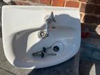 Kleine lavabo wit voor wc, Ophalen, Gebruikt, Steen, Wastafel