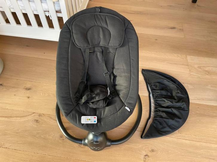Elektrische babyschommelstoel met geluid - mamaloes, Kinderen en Baby's, Wipstoeltjes, Zo goed als nieuw, Schommelstoel, Ophalen of Verzenden