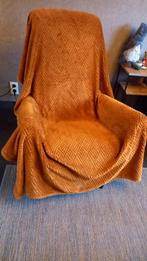 Relaxzetel in leder, Ophalen, Zo goed als nieuw, Eenpersoons, Metaal