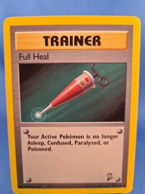 Full Heal 111/130 - Base Set 2, Hobby en Vrije tijd, Verzamelkaartspellen | Pokémon, Gebruikt, Verzenden