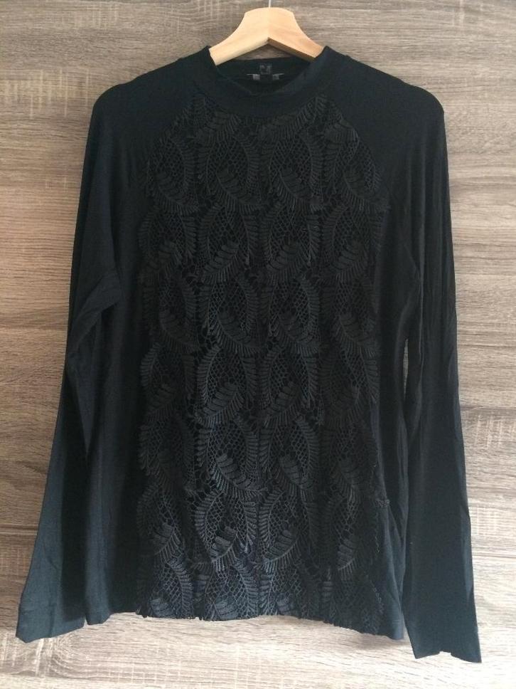 Zwarte souspull - Mexx, Kleding | Dames, Blouses en Tunieken, Zo goed als nieuw, Maat 46/48 (XL) of groter, Zwart, Ophalen of Verzenden