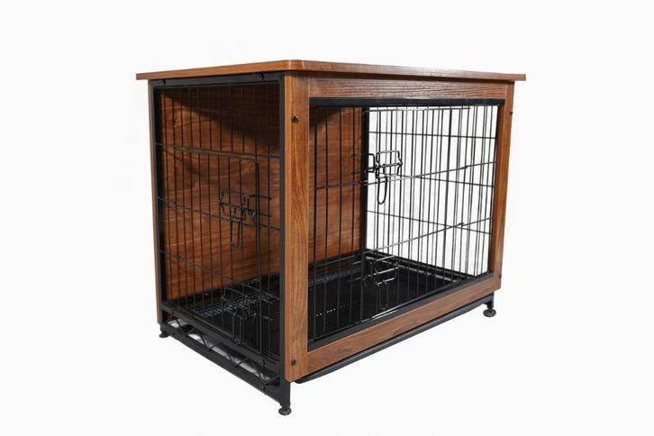 MaxxPet Houten Hondenbench 98x65x68cm, Dieren en Toebehoren, Hondenbenches, Nieuw, Ophalen of Verzenden