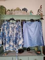 Rok en blouse M 44, hemelsblauw, rok hugo boss, blouse, Ophalen of Verzenden