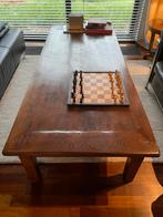 Grote, stevige, antieke, eiken salontafel, Huis en Inrichting, Ophalen