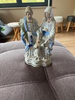 Heilige familie onder stolp , hoogte 38 cm stolp inbegrepen, Ophalen, Gebruikt