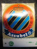 Vintage Sticker voetbal Club Brugge K V Kampioen 87-88, Verzamelen, Stickers, Verzenden, Gebruikt, Sport