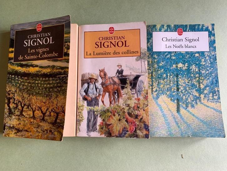 3 romans de Christian SIGNOL, Boeken, Romans, Gelezen, Ophalen of Verzenden