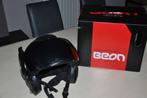 Beon B702 Reverse Systeemhelm - Motorhelm - Mat Zwart - Maat, Fietsen en Brommers, Brommerhelmen, Ophalen of Verzenden, Zo goed als nieuw