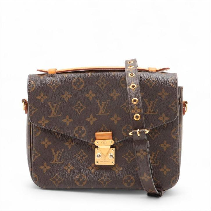 Louis Vuitton Metis MM tas, Handtassen en Accessoires, Tassen | Schoudertassen, Gebruikt, Overige merken, Bruin, Leer, Verzenden