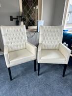 2 Rofra stoelen, creme/wit nieuw., Nieuw, Twee, Kunststof, Modern