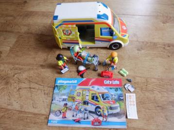 Playmobil 71202 ziekenwagen met licht & geluid + brandweer beschikbaar voor biedingen