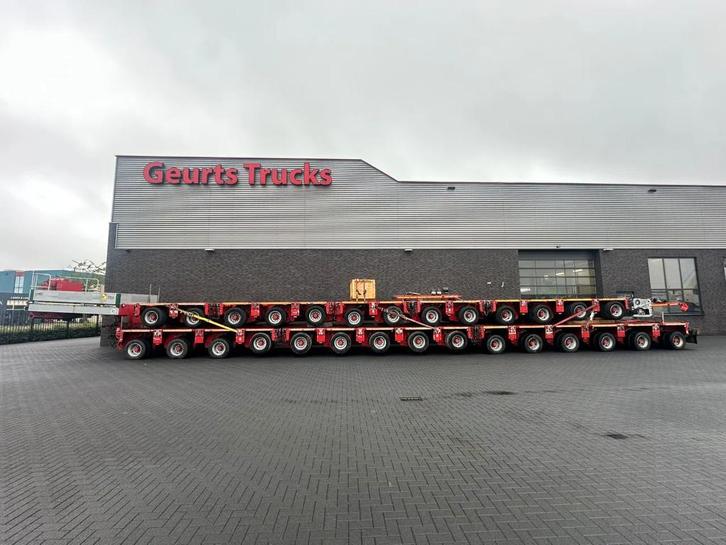 Goldhofer THP/ MT/ ST 28 HYDRAULIC AXLES WITH 2X GOOSNECK, 2, Auto's, Vrachtwagens, Aanhangers en Opleggers, Overige brandstoffen