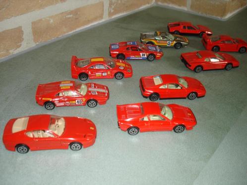 Burago Ferrari --- 10 stuks, Hobby en Vrije tijd, Modelauto's | 1:43, Zo goed als nieuw, Auto, Overige merken, Ophalen of Verzenden