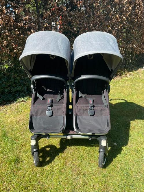 Bugaboo Donkey Twin zwart/ grijs, Kinderen en Baby's, Tweelingen en Meerlingen, Gebruikt, Kinderwagen of Buggy, Ophalen